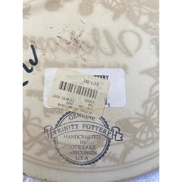 Vintage Genuine Handcrafted Trinity Pottery Wall Display Plaques - Picture 8 of 8